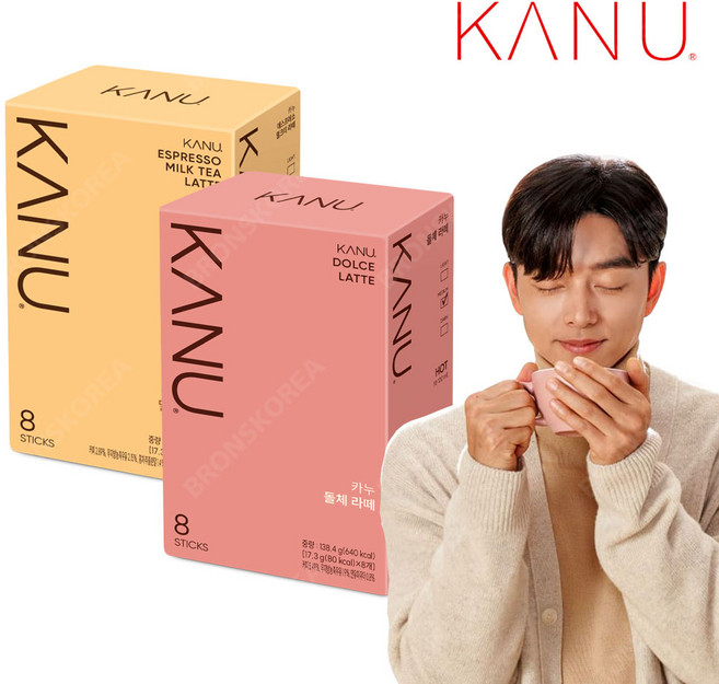 동서 카누 돌체라떼 8T+에스프레소 밀크티라떼 8T 커피믹스, 17.3g, 8개입, 1개