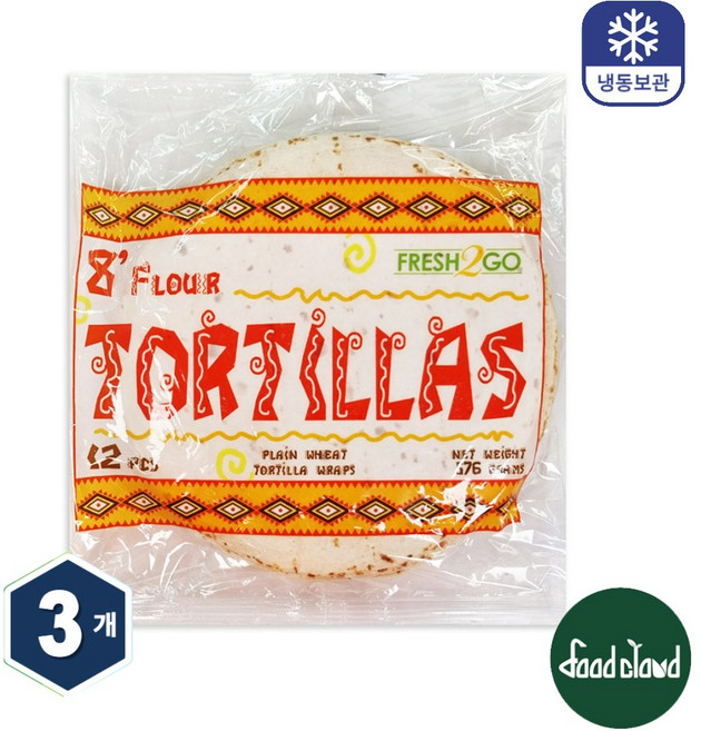 시그니쳐 프레쉬투고 또르띠아 8인치, 1개, 1.728kg