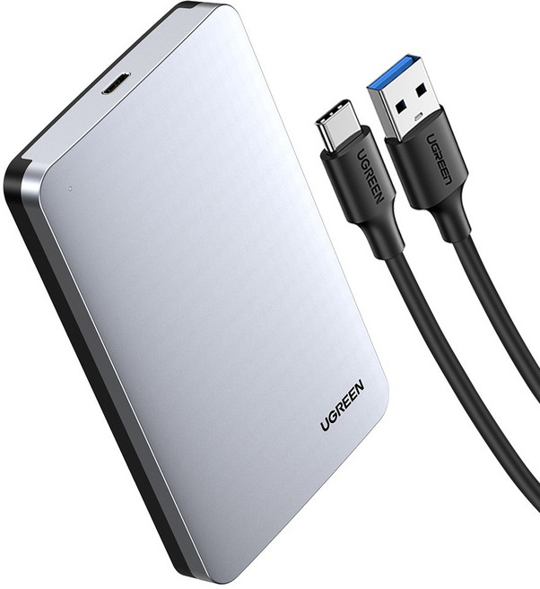 유그린 메탈쉘 외장하드 케이스 C to USB3.0 133 x 82 x 15 mm, CM300, 1개