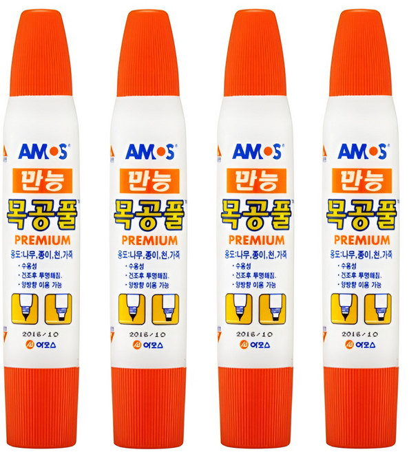 [오피스온] 아모스 만능목공풀 36g X 4개세트