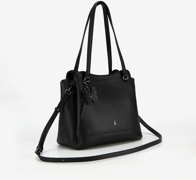 엘레강스 ###시그니처 에펠탑로고장식 ###핸드메이드가죽꼬임디테일이 고급스러운 소가죽 숄더&엘레쎄호보백(적당히큰 L사이즈)