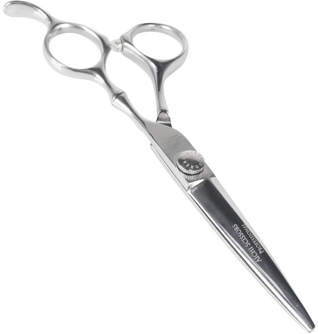 아이치 헤어 커트 국가고시용 홈케어용 미용가위 AI-AY, AI-AY 커트가위 AY60 (5.5 실버), 1개