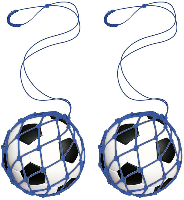 [루이/축구훈련] 리턴볼 트레이닝 네트 (축구 연습용 리바운더 세트), 2개, 푸른 색