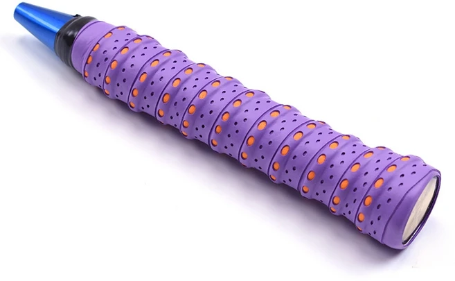 2중 쿠션스포츠 그립 테이프 배드민턴 테니스 자전거 철봉 미끄럼방지 오버그립 땀흡수 쿠션 손잡이 논슬립 라켓 그립밴드, 퍼플