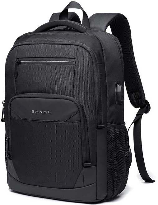 벤쿠쿠 남자 여성 20대 30대 경량 15인치 노트북 백팩 가방, 블랙, 1개
