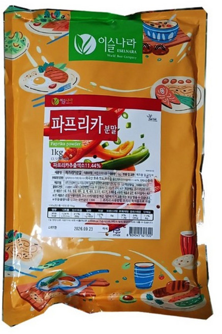 이슬나라 파프리카 분말, 1kg, 1개