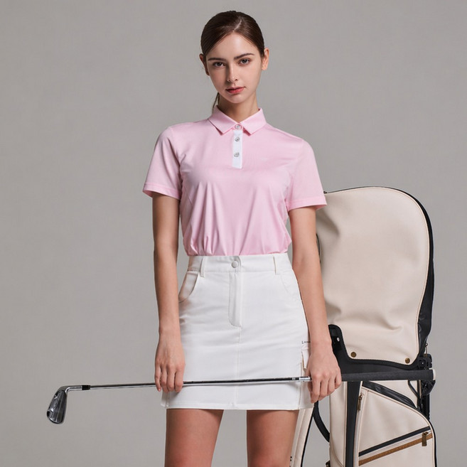 다운블로우 여자 기능성 골프웨어 메쉬 반팔 티셔츠 DB 1103