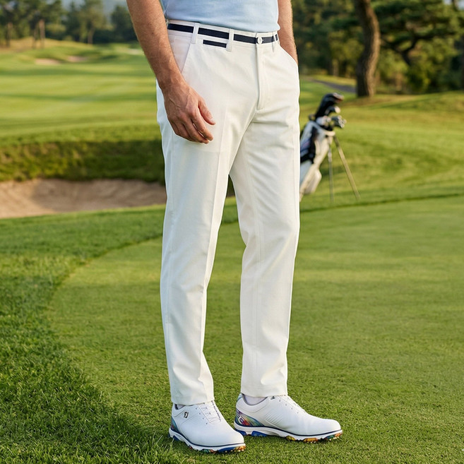 초경량 여름 남자 골프웨어 밴딩 팬츠 스판 골프바지