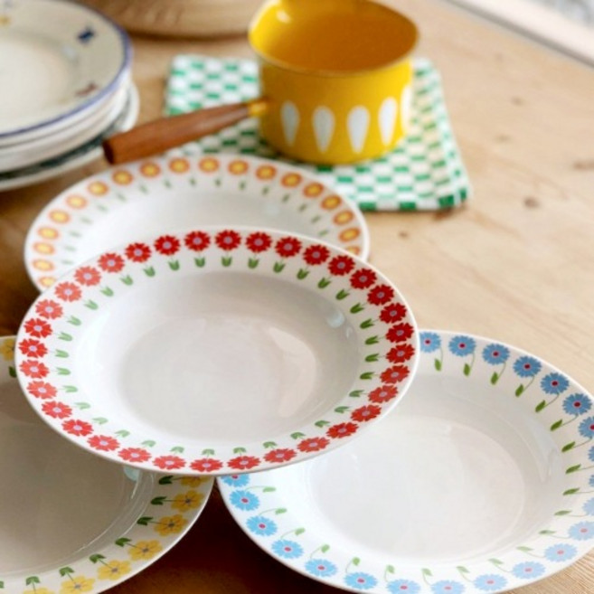 빈티지 파스타볼, 주황, 1개