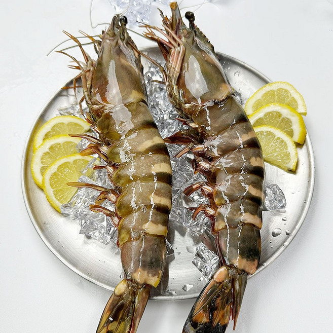 킹블랙타이거새우 1kg 냉동 대왕새우 생새우, 킹타이거 1kg [3미], 1개, 킹타이거 1kg (3미)