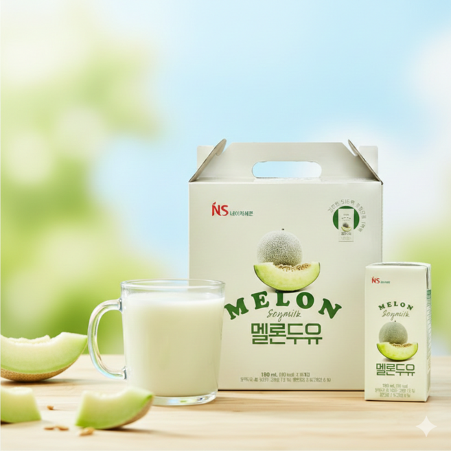 삼육네이처세븐 멜론두유, 190ml, 32개