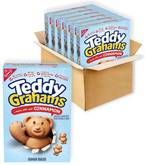 나비스코 테디그레이엄 시나몬 쿠키 과자 280g 6개, 283g