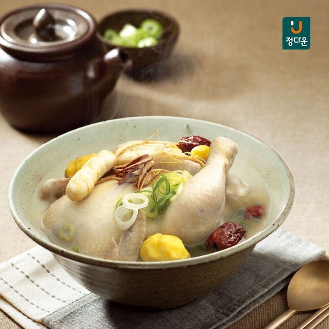 [정다운] 나홀로 삼계탕 750g(4봉), 4개, 750g