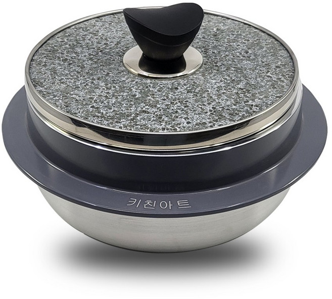 키친아트 자연석 곱돌솥 15cm 3호(3인용), 1개