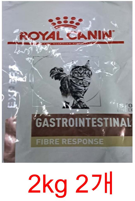 로얄캐닌 캣 가스트로 인테스티날 화이버 리스폰스 2kg, 4kg, 1개