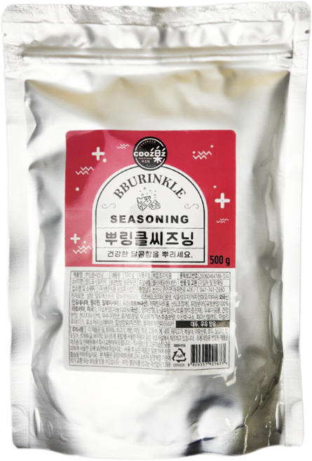 쿠즈락 뿌링클시즈닝 500g 양념감자시즈닝 뿌링클씨즈닝, 1개