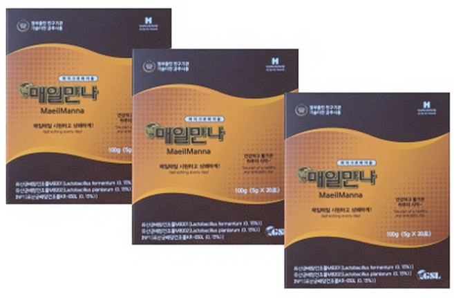 GSL 매일만나 60포 최신정품, 5g, 60개