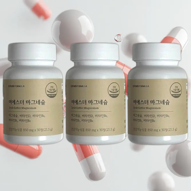 에스더포뮬러 여에스더 마그네슘 건강기능식품, 30정, 3박스