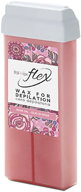 이탈왁스 소프트 플렉스틴 카트리지 로즈오일 100g 셀프왁싱+스크럽5g+크림5g 셀프왁싱 왁싱재료, 1개