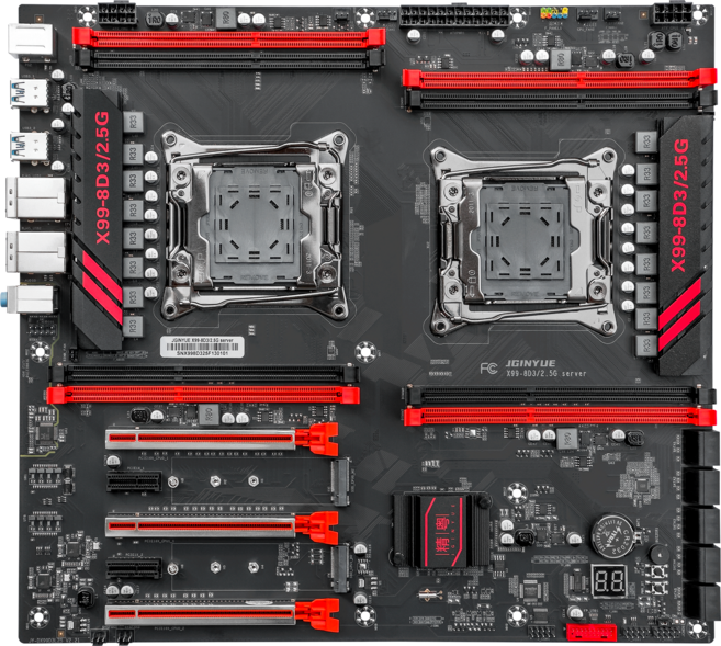 X99 8D3/2.5G 極致套組 雙路主機板 一年保固