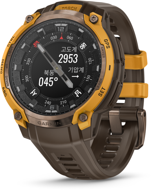 가민 인스팅트 크로스오버 아몰레드 하이브리드 스마트워치 브론즈/선버스트