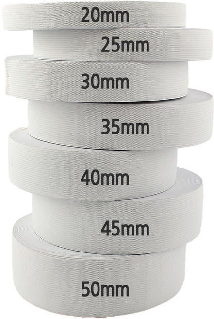 허리고무밴드 바지 고무줄 대용량(18.5마), 1개, 흰색(4cm-17m)