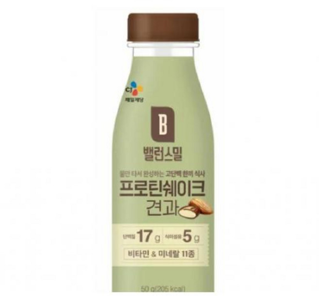 밸런스밀 프로틴쉐이크견과 CJ 50gx20개, 50g, 20개