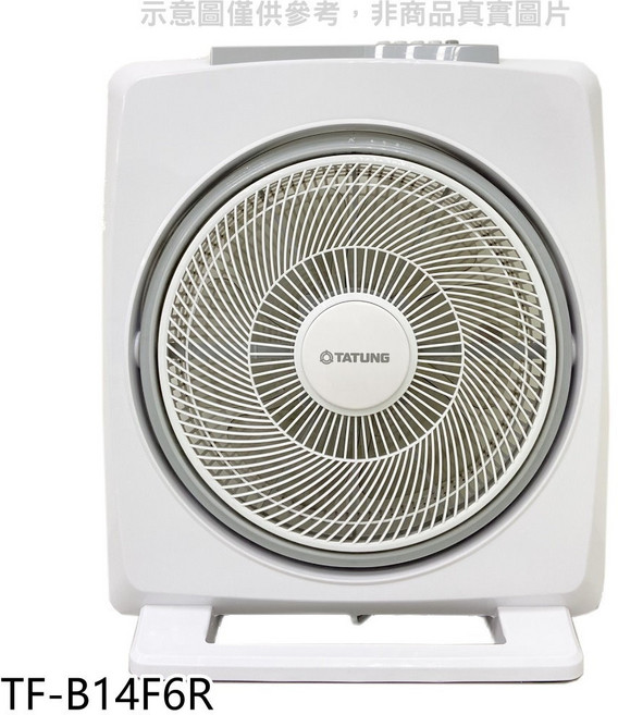 TATUNG 大同電風扇 廣角送風 靜音低噪 操作簡便 時尚外型, TF-B14F6R