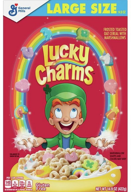 제네럴밀스 럭키 참 오트 시리얼 매지컬 유니콘 마시멜로, 422g, 1개