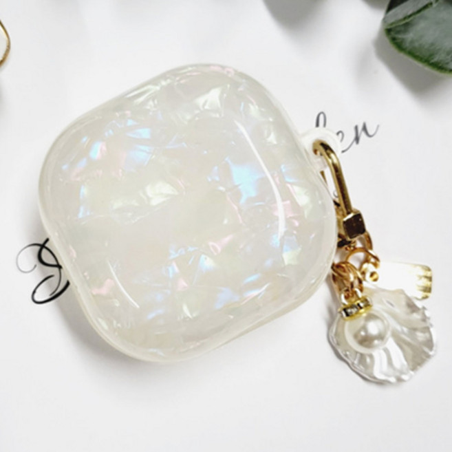 벨라 갤럭시 버즈2 프로 라이브 자개 진주 키링 케이스, 홀로그램, 갤럭시버즈2 버즈라이브 버즈프로