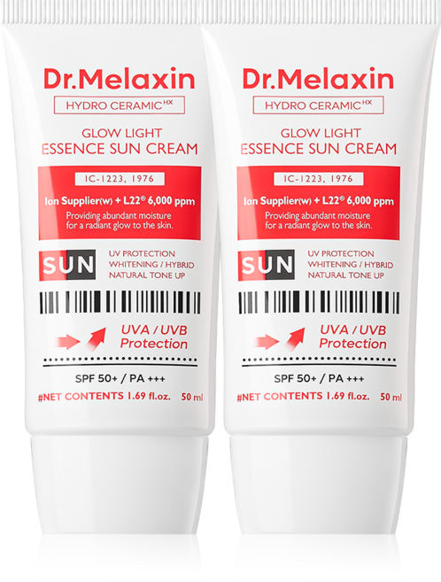 닥터 멜락신 하이드로 세라믹 톤업 에센스 선크림, 50ml, 2개