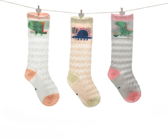 남아 여아 여름 공룡 니삭스 양말 3종 세트 바디슈트 반양말