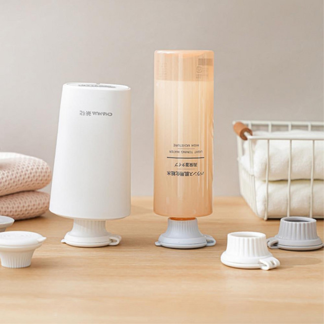 샴푸 로션 보관 알뜰 거꾸로 캡 거꾸로캡 디워시디스펜서 샴푸통 만능뚜껑, 1개, 화이트3P