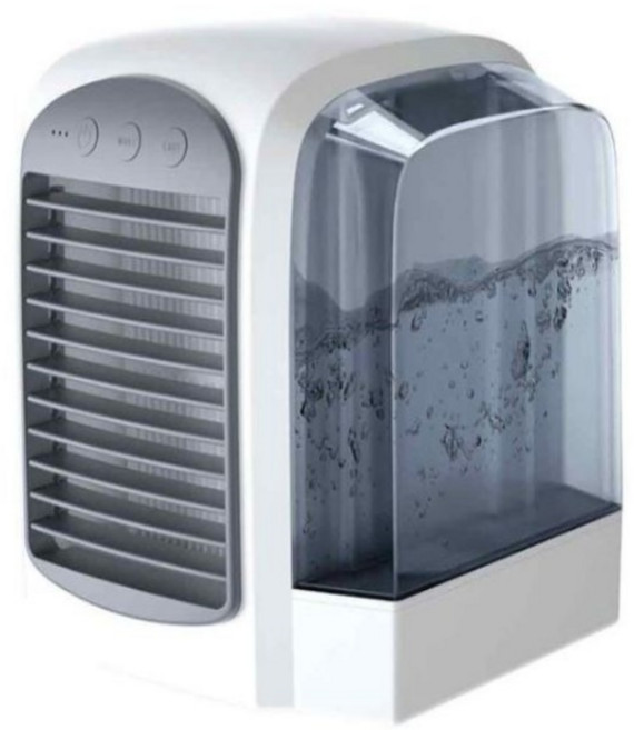 얼음넣는선풍기 소음적풍냉풍기 쿨풍기 이동식에어컨 물넣는 에어컨대체 설풍기 만들기 소음없는, 그레이