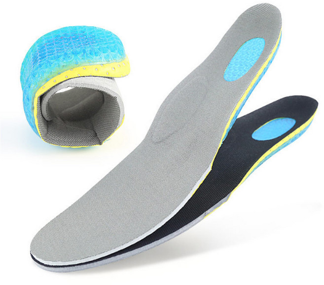 젤 쿠션 깔창 EVA 충격 흡수 실리콘 인솔 군입대 훈련소 준비물 행군 군화, 1개