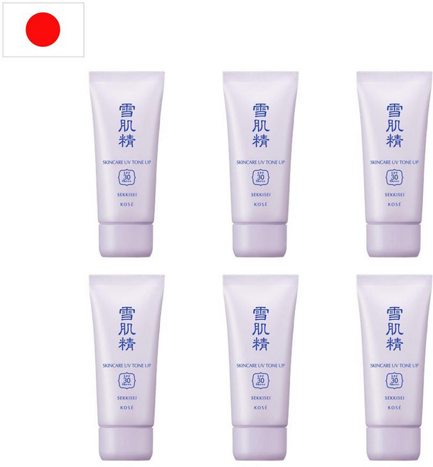 일본 설기정 sekkisei 세이키세 선크림 UV 톤업 35g 6개