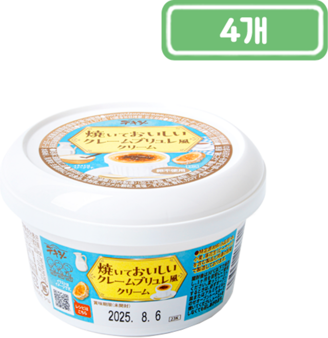 마루와유지 에이스엠앤티 스프레드 크림브륄레맛, 4개, 130g