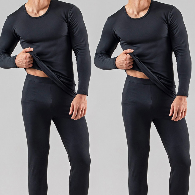1+1 MUGIO 남자 겨울 내복 발열내의 세트