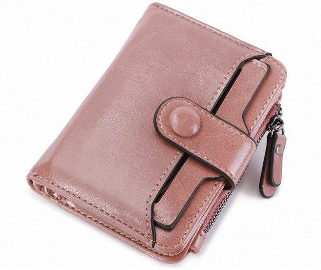 알록달록소품샵 5공 만년다이어리 현금생활 챌린지 바인더 지갑형다이어리, 로즈핑크, 1개