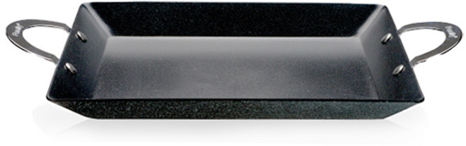 유진토스코 코팅 사각 볶음팬, 소(325 x 275 x 34 mm), 1개, 32cm