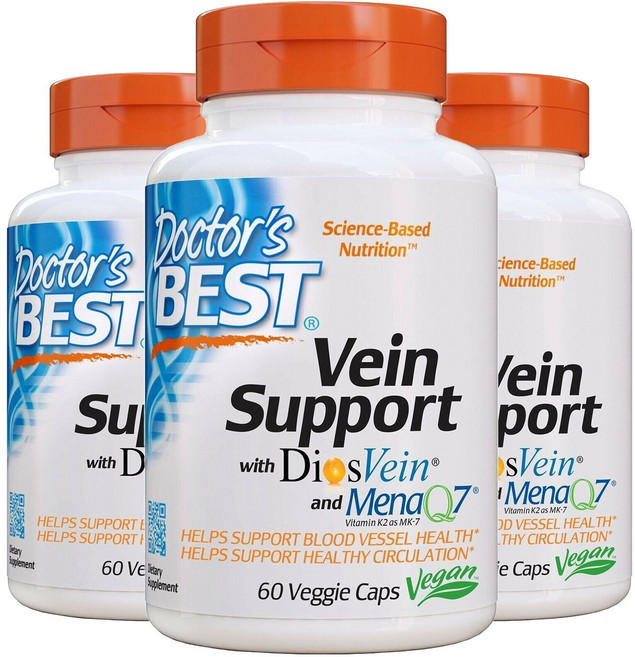 Doctor's BEST 維他命K2 MK-7 素食膠囊, 60顆, 3罐