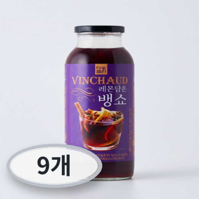 다농원 레몬담은 뱅쇼, 950g, 1개입, 9개