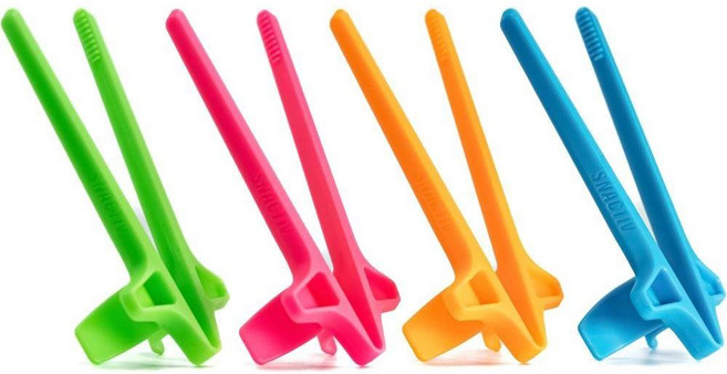 SNACTIV LITE 게이머용 손가락 젓가락 4색 네온색상 번들 팩