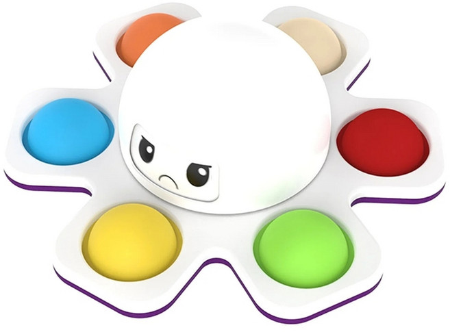 귀여운 피젯스피너 스트레스 해소 스피너 피젯 메탈 키덜트 R188 윈드윙 망치 실버, 화이트