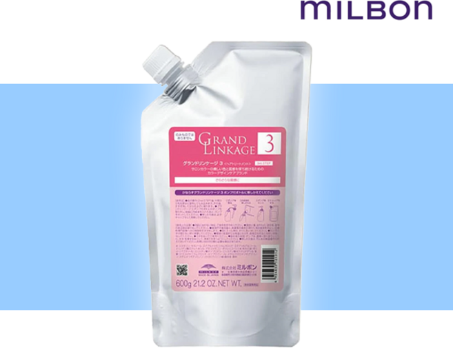 밀본 그랜드 링케이지 3X 헤어트리트먼트 600g 뮤클리닉3X, 1개