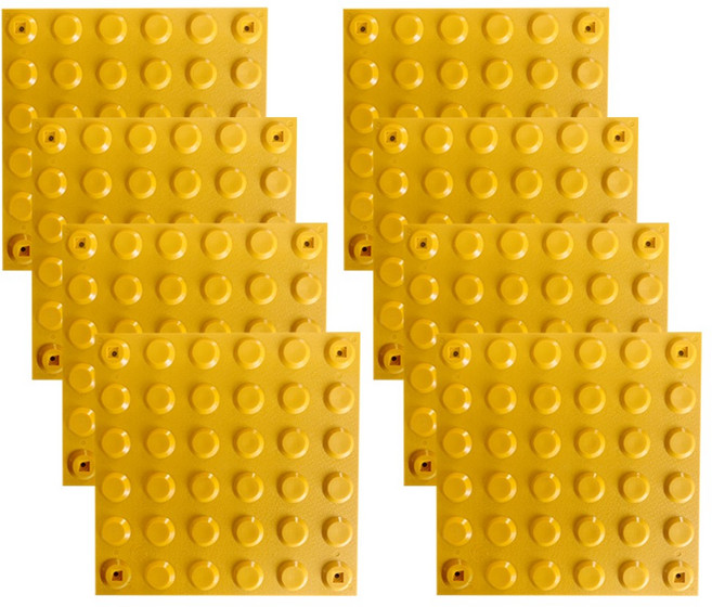 대구점자블럭 장애인 점자블럭 점자블록 8장, 1.점형 8장, 1세트