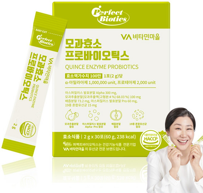 비타민마을 퍼펙트바이오틱스 모과 효소 30p, 90g, 1개
