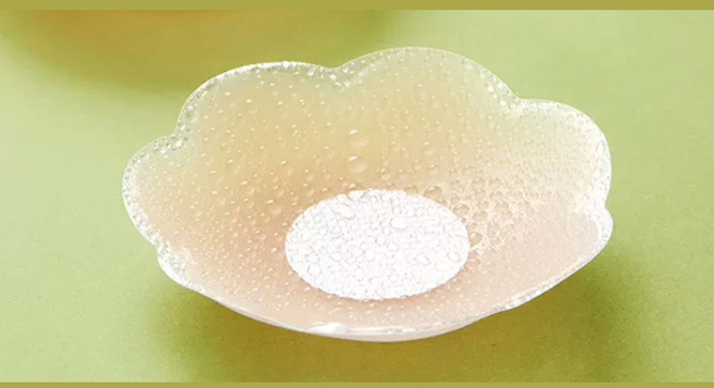 LAVIDA 隱形矽膠胸貼 超薄防走光乳貼, 1個, 花形 (2入/包)