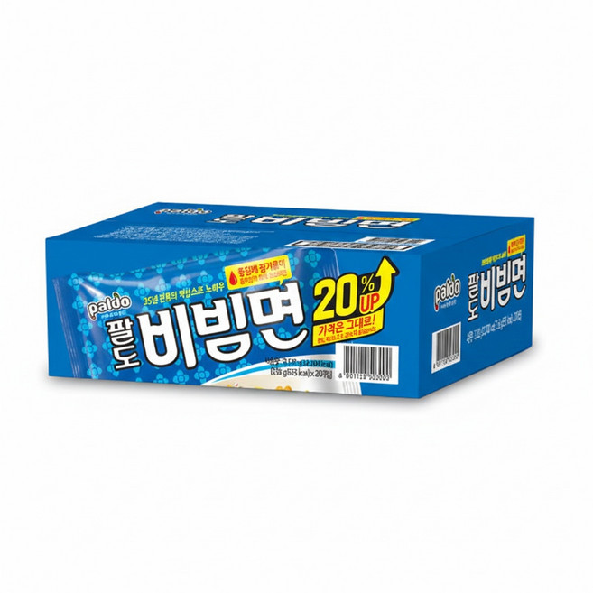 비빔면 20%업 156g x20개 (한박스), 20개