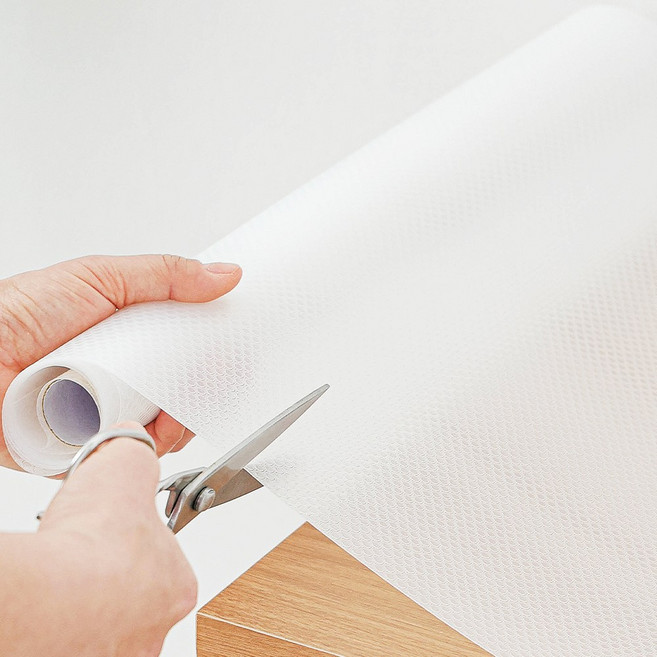 2+1 파쿠젠 EVA 잘라쓰는 논슬립 싱크대 서랍 매트 주방 오염방지매트 중형, 3개, 반투명